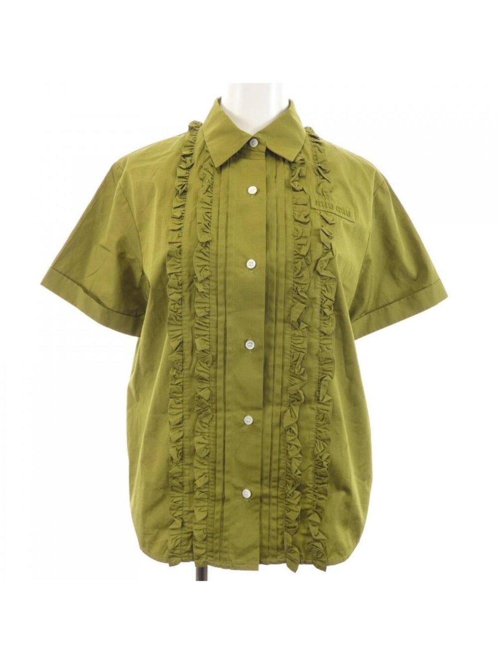 Miu Miu Poplin Shirt Short Sleeve